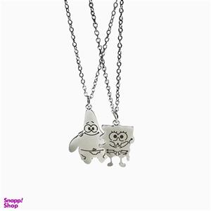 گردنبند مدل باب اسفنجی و پاتریک بسته 2 عددی