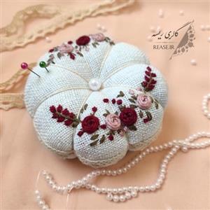 جاسوزنی مخصوص خیاطی جنس شانتون گلدوزی شده با دست