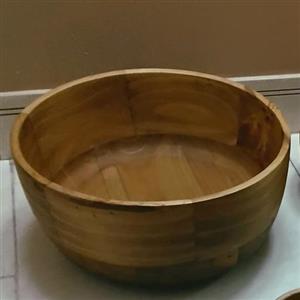 کاسه فوق بزرگ چوبی