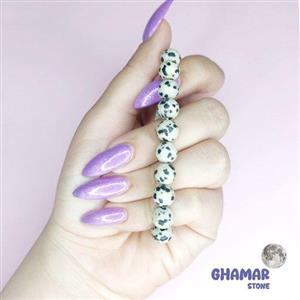 دستبند سنگ جاسپر دالماتیان (دالمیشن)_درجه یک