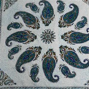 سفره سنتی قلمکاری سبز رنگ 