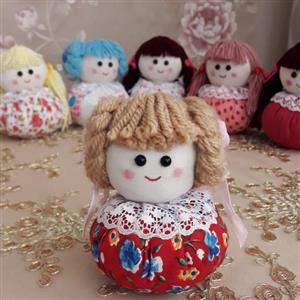 جاسوزنی عروسکی _ عروسک جاسوزنی قرمز گلدار