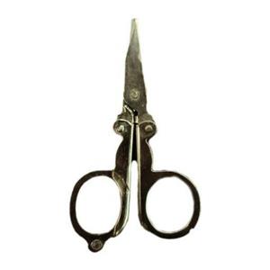 قیچی تاشو (2 عدد)  با تیغه استیل و دسته فلزی