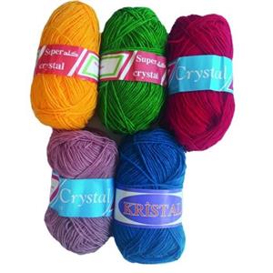 کاموا قلاب بافی و عروسک سازی کریستال کلاف 50 گرمی