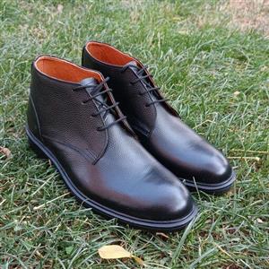 نیم بوت چرم طبیعی دستدوز مردانه (مدل فیگارو)