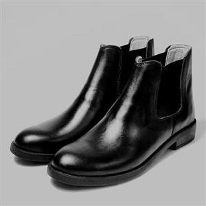 نیم بوت چرم طبیعی زنانه دستدوز(کوئین)