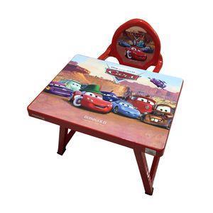 ست میز و صندلی کودک رزگلد مدل ماشینها cars