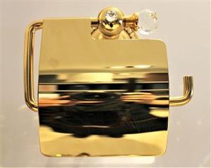 جا دستمال کاور دار طلایی میلوکس مدل فلور 6145 