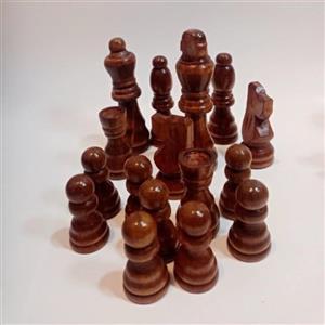 مهره شطرنج چوبی بزرگ