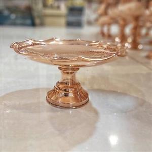 شیرینی خوری مسی سیمین مس سایز 1 طرح دیبا 