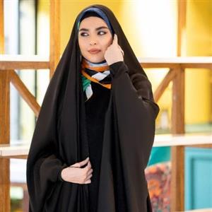 چادر مشکی جده عربی ساده ( جده عربی اصیل )جنس کن کن اصلی( کن کن اصلی) 