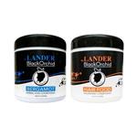 واکس مو لندر بلک اورکید 200 گرمLander Black Orchid Pomade Conditioner & Hair Dress آبی موجوده، واکسمو لاندر اصل lander