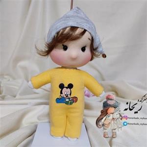 عروسک پارچه ای نی نی 20 سانتی مناسب دست بچه ها و سیمونی