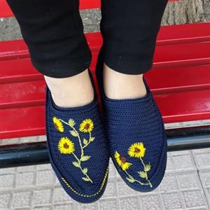 گیوه طرح گل آفتابگردان