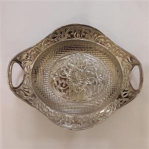 خرما خوری استیل نقره ای