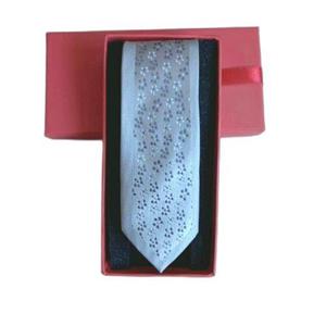 کراوات ترک طوسی نقره ای مردانه طرح خاص و اصل ترک