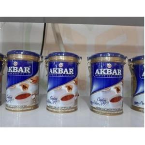 چای پیکو اکبر قوطی 225 گرمی akbar pekoe