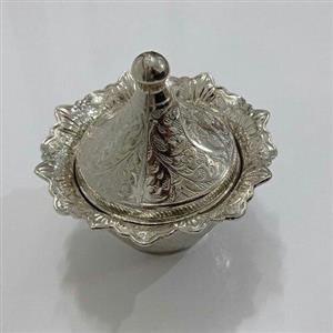 قندان گنبدی نقره ای