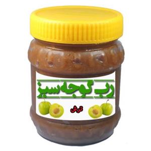 رب آلوچه (گوجه سبز) غلیظ خانگی 700 گرمی (کاملا طبیعی و سالم)