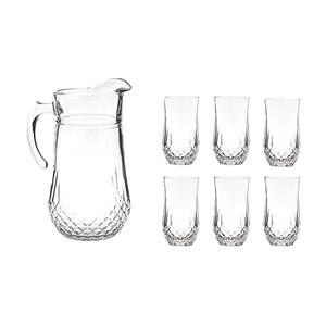 ست پارچ و لیوان 7 پارچه نوری تازه مدل 242102W Noritazeh 242102W Jug and Glass Set 7 Pcs