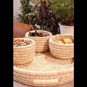اردو خوری و رولت خوری  سرویس اردوخوری حصیری(ست پذیرایی) درب دار 