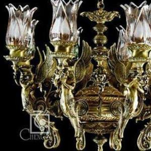 لوستر 5شاخه یفرشتهصدرصد برنج