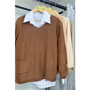 بافت یقه هفت ساده