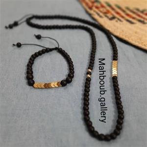 ست گردنبند و دستبند مردانه اونیکس (طرح فلش)