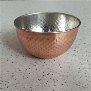 پیاله بزرگ مسی سایزسه نانوشده با کیفیت