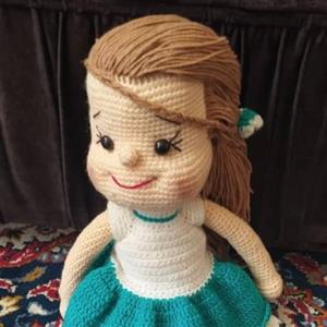 عروسک بافتنی دخترونه