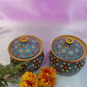 قندان تکی میناکاری 