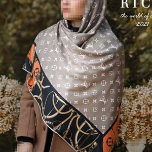 روسری حریر نخ قواره 120