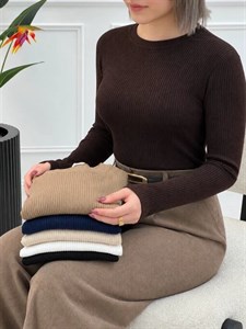 بلوز یقه گرد کبریتی