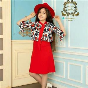 شومیز دامن یکسره شیک مهمانی جنس بوگاتی مازراتی