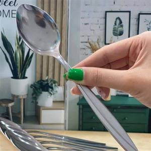 قاشق وچنگال 12عددی ضخیم درطرح مختلف