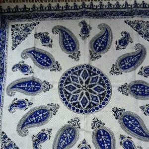 سفره سنتی قلمکاری آبی 