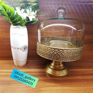 کاپ کیک آنتیک طرح گلستان لبه پهن\n(کیکخوری _ کیک خوری _ استندکیک _ استند کیک _ جاکیکی _آنتیک _ کیکخوری آنتیک)