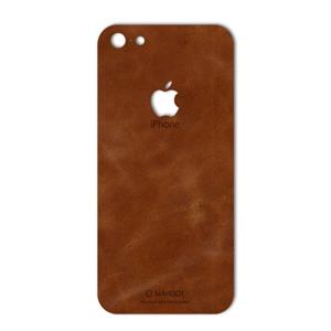برچسب تزئینی ماهوت مدل Buffalo Leather مناسب برای گوشی iPhone 5 MAHOOT Buffalo Leather Special Sticker for iPhone 5