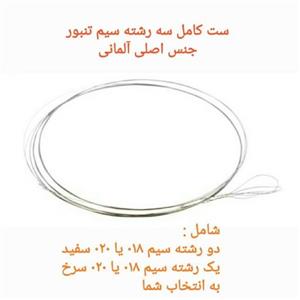 ست کامل سه رشته سیم تنبور اصلی آلمانی بسته پنج تایی