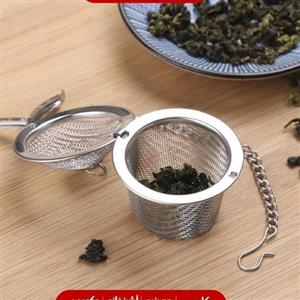 صافی درب دار استیل ویژه چای و دمنوش (سایز متوسط)