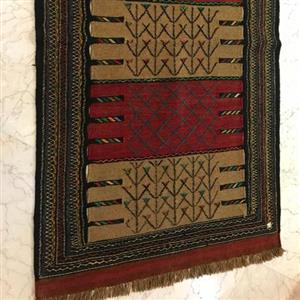 گلیم اعلا پشم کردی خراسان سایز 110 در 180 سانتیمتر
