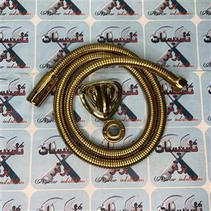 شلنگ توالت ریزبافت طلایی