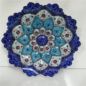 بشقاب مینا کاری سایز 20طرح عمده 