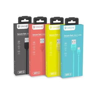 کابل تبدیل USB به USB TYPE C (کابل شارژ ) سلبریت مدل SKY-2T طول 1 متر
