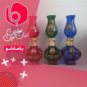 چراغ نفتی شیشه رنگی