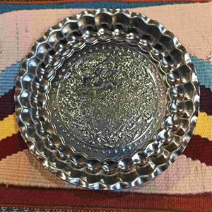 سینی کوچک استیل نقشدار