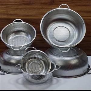 سرویس آبکش استیل6تایی یونیک ضدزنگ. مخصوص جهیزیه وآشپزخانه بسیارعالی