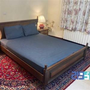 روتختی کشدار تترون ساده 2 نفره عرض 160 (رنگ طوسی)