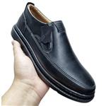 کفش مردانه سایز 40 تا 44 آرین ساعتی در رنگ بندی متنوع زیره پی وی سی رویه طرح چرم خارجی درجه یک