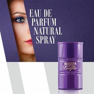 ادکلن زنانه MASTER PURPLE  محصول نیو برند با رایحه اکلت